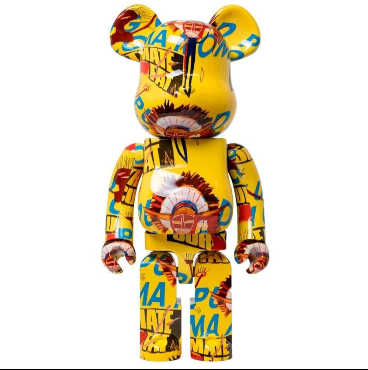 Andy Warhol x JEAN-MICHEL BASQUIAT #3 1000% bearbrick