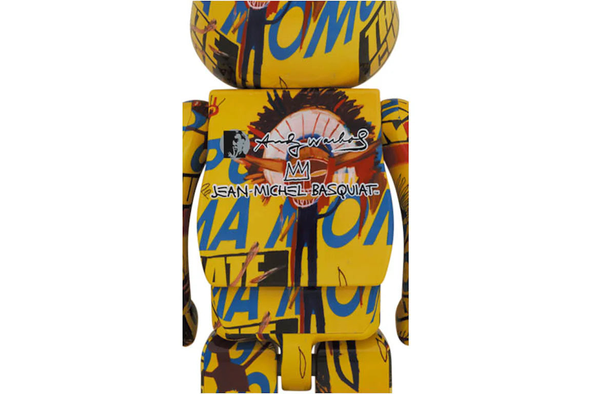 Andy Warhol x JEAN-MICHEL BASQUIAT #3 1000% bearbrick