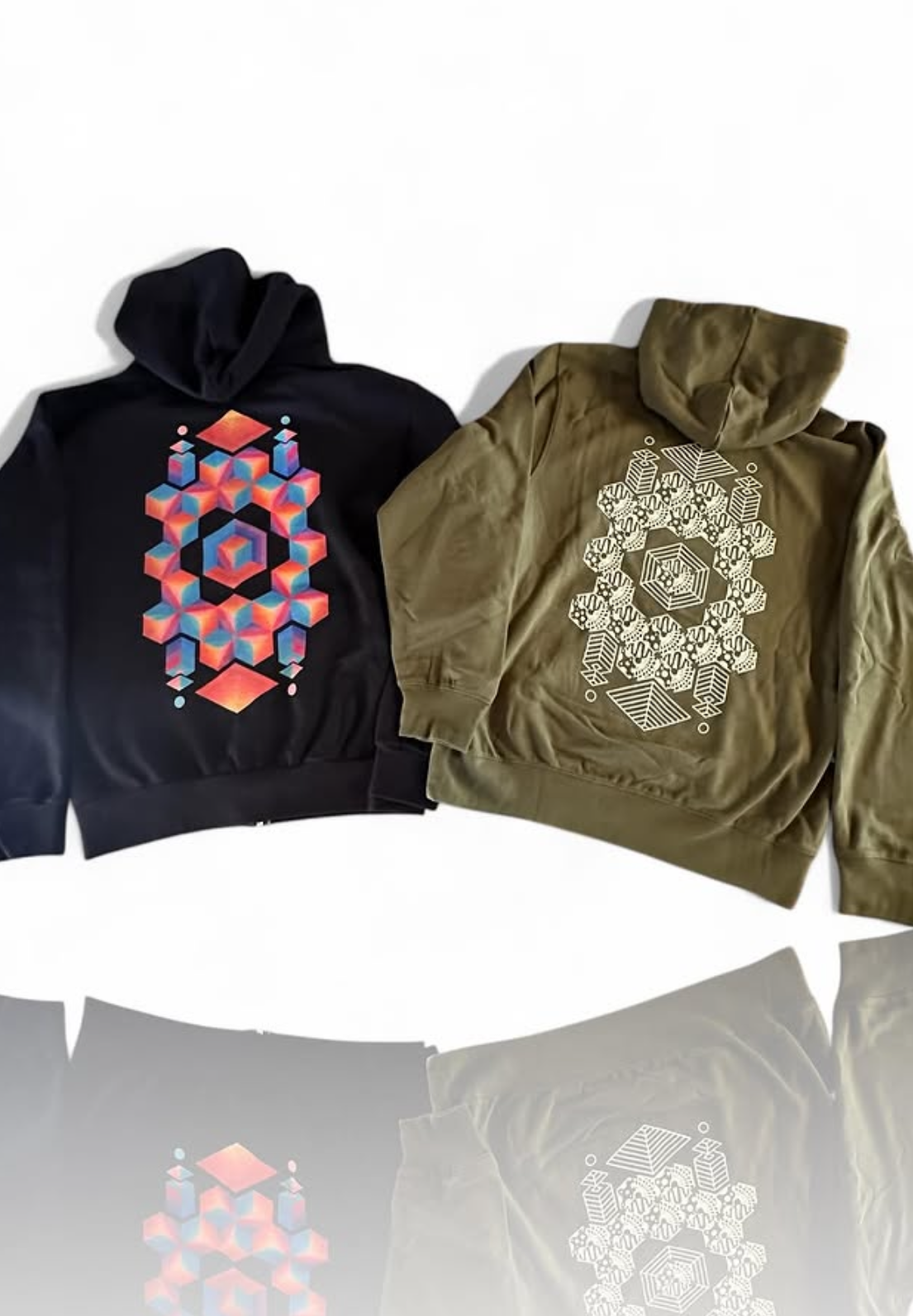 TRIPPY PIDGY - NEW VISION Zip HOODIE(black)